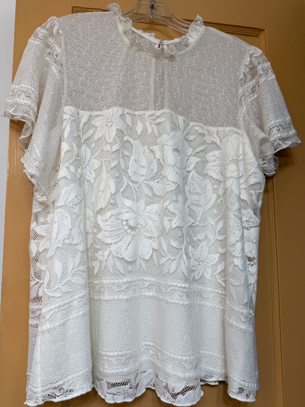 NWT Show Me Your Mumu lace blouse, L